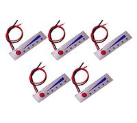 TECNOIOT 5 Pezzi Indicatore della capacità della Batteria Controllo del Livello di Potenza per batterie agli ioni di Litio 3S 12,6 V 18650