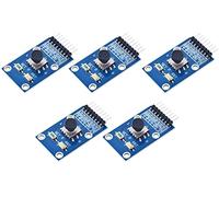 TECNOIOT 5 Pezzi Modulo Pulsante di Navigazione a Cinque direzioni per Joystick a bilanciere MCU AVR Game 5D