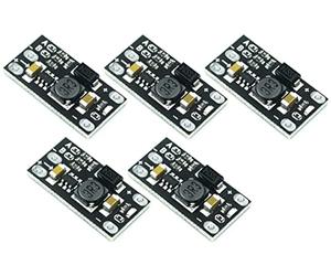 TECNOIOT 5 pz Mini DC-DC Boost Step Up Modulo Scheda Convertitore Uscita da 3,7 V a 5 V 8 V 9 V 12 V
