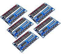 TECNOIOT 5pcs TM1638 Module Key Display 8-Bit Digital LED Tube