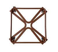 Tecnokit: Carrello quadrato per piante di grandi dimensioni, massimo carico 200 kg, struttura robusta in acciaio, con ruote industriali con freno, Made in Italy, FAI DA TE. (50x50 CM, COTTO)