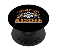 Tecnologia Blockchain Crypto Criptovaluta Day Trading PopSockets PopGrip Adesivo
