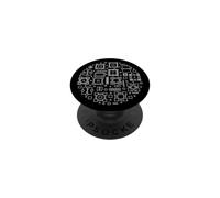 Tecnologia Blockchain Design rotondo lineare PopSockets PopGrip Adesivo