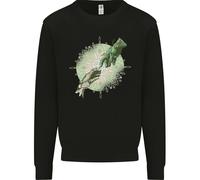 Tecnologia Creazione Di Adamo Parodia Teck IT Uomo Felpa Maglione