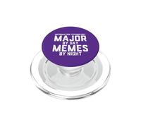 Tecnologia dell'informazione Major By Day Memes Night IT Student PopSockets PopGrip per MagSafe