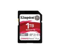 Tecnologia Kingston 1TB Canvas React Plus SDXC UHS-II 280R/150W U3 V60 per Full HD/4K - Nouvo