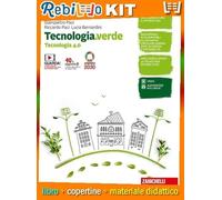 TECNOLOGIA.VERDE 2ED. - CONF. TECN. 4.0 + TAV. + DIS. + LAB. + CODING (LDM) (9788808930347) - Libro Scolastico + Kit Scuola con Copertine Rebillo