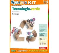 TECNOLOGIA.VERDE 2ED. - CONFEZIONE TECNOLOGIA + INFORMATICA + DISEGNO (LDM) (9788808861689) - Libro Scolastico + Kit Scuola con Copertine Rebillo
