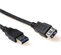 Tecnologia via cavo avanzata USB 3.0 M/F 2M 2M USB A USB Un cavo USB nero femmina maschio (SB3043) NEW