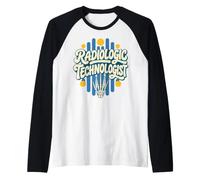 Tecnologo radiologico X Ray Tech Medical Imaging Anatomia Maglia con Maniche Raglan