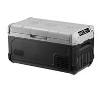 Tecnolove Frigorifero portatile da 12 V per auto, 32 QT, con evaporatore ad espansione di soffiaggio, 15,6 °C ~ 20 °C, 12/24 V CC e 120-240 V AC, per camion, camper, SUV, campeggio, viaggi, porta
