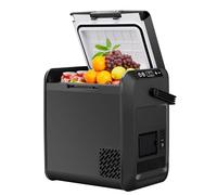 Tecnolove Frigorifero portatile per auto, 22 QT, 12 V 24 V CC e 110-240 V AC, frigorifero per auto, da -15,6 °C a 10 °C, per campeggio, viaggi su strada, camion, camper, furgoni, barca, casa, ufficio