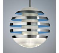 TECNOLUMEN Lampada pensile LED BULO, blu chiaro Tecnolumen