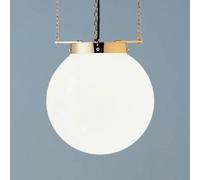 TECNOLUMEN Lampada pensile stile Bauhaus, ottone 25 cm Tecnolumen