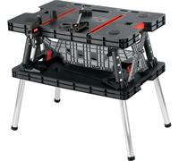 Tavolo Banco da Lavoro Pieghevole Portatile Professionale Falegname 450 Kg Keter