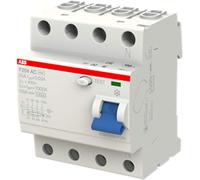 Interruttore ABB differenziale puro 4 poli 25A 30mA tipo AC F204 4 moduli F427812