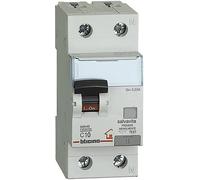 Magnetotermico differenziale Bticino 1P+N 16A 30mA F 4,5KA 2M GC8813F16