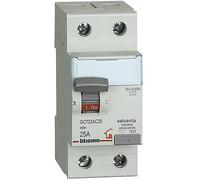 Magnetotermico differenziale Bticino 1P+N 25A 30MA F 4,5KA 2M GC8813F25