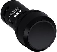 Tecnomat PULSANTE ABB INSTABILE NERO 1N 1NC DIAMETRO 20 mm