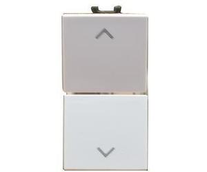 Tecnomat PULSANTE DOPPIO ABB CHIARA INTERBLOCCATO 16A 250 VAC 1P/NO + 1P/NO