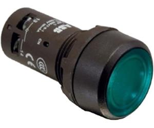 Tecnomat PULSANTE LUMINOSO ABB VERDE 1NC 24 Vac/dc DIAMETRO 22 mm
