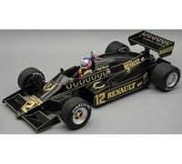 TECNOMODEL 94T #12 Nigel Mansell John Player Special Team Lotus F1 British GP 1983 con vetrina e figura del pilota Mythos Series Limited Edition a 60 pezzi Worldwide 1/18 Model Car TMD18-400C