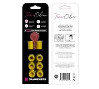 TecnoOdino Padel Dampeners antivibrazione, Easy Vibes, variare Il bilanciamento della Racchetta, Personalizzazione Racchetta, smorzatore di Vibrazioni, 0,7 Grammi - 8 pz (Giallo)