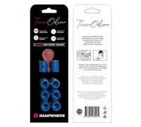 TecnoOdino Padel Dampeners antivibrazione, Easy Vibes, variare Il bilanciamento della Racchetta, Personalizzazione Racchetta, smorzatore di Vibrazioni, 0,7 Grammi - 8 pz (Blu)