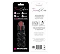 TecnoOdino Padel Dampeners antivibrazione, Easy Vibes, variare Il bilanciamento della Racchetta, Personalizzazione Racchetta, smorzatore di Vibrazioni, 0,7 Grammi - 8 pz (Nero)