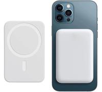 TecnoOdino Power Bank Magnetico 5000mAh | Compatibile con MagSafe | Caricatore Wireless USB-C | Compatibile con iPhone 12-16