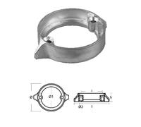 Tecnoseal 00704BISAL Anodo collare Volvo Penta AQ 280 290 Duo Prop in Alluminio