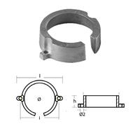 Tecnoseal 00828 Anodo Collare per Elica Mercury Mercruiser Serie Bravo 1 e 3