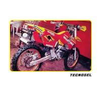 TECNOSEL BLACKBIRD Copertina Sella Replica Team Suzuki 1998 TECNOSEL Copertin...