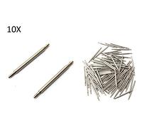 TecnoStore 10X PERNI 18mm RICAMBIO PER CINTURINI OROLOGI anse acciaio orologio riparazione