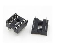 TecnoStore® 10X ZOCCOLO CONNETTORE DIP 8 PIN 2,54mm circuito integrato IC SOCKET adattatore