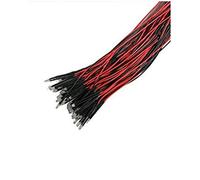 TecnoStore® 2x LED 5mm ALTA LUMINOSITA' con cavo e resistenza cablati rosso bianco blu verde diodi lampadina lampada (blu)