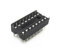 TecnoStore® 5X ZOCCOLO CONNETTORE DIP 16 PIN 2,54mm circuito integrato IC SOCKET adattatore