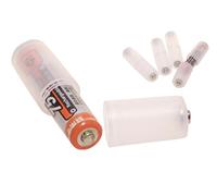 TecnoStore® ADATTATORE CONVERTITORE DA MINISTILO A STILO batteria AA a AAA pila mini