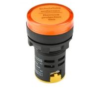 Tecnostore INDICATORE LUMINOSO LED DA PANNELLO 220V spia segnalatore luce ROSSO BLU ARANCIO (arancione)