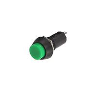 TecnoStore® Pulsante 12mm VERDE rotondo da pannello normalmente aperto 3A 150V 2 PIN switch