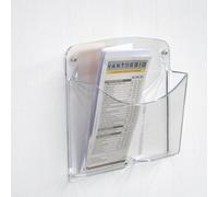 TECNOSTYL - IC002 - Portariviste da parete Ice - 2 tasche 1-3 A4 - Tecnostyl - set 2 pezzi - 50508 - Conf. da 1 Pz. - IC002