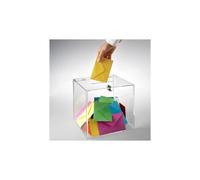Teca con serratura Mr Acrylic - 25x25x25 cm - trasparente - Tecnostyl