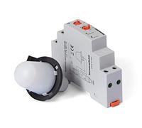 Interruttore sensore crepuscolare 220v da esterno regolabile ip65 da quadro