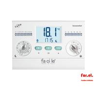 TECNOSWITCH FASCILE CR135BI CRONOTERMOSTATO DA PARETE A BATTERIE
