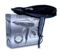 TecnoTurbo 3200 Asciugacapelli Professionale, Nero, 2 Bocchette Incluse