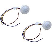 TECNOULAB 2pcs LED Closet Sensore PIR Rilevatore di movimento a infrarossi Interruttore luce intelligente 220V