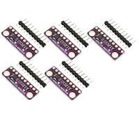TECNOULAB 5 pezzi I2C ADS1015 modulo scheda di sviluppo del modulo convertitore ADC a 4 canali di precisione a 12 bit con amplificatore di guadagno programmabile