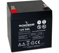 Tecnoware Batteria Ermetica Al Piombo 12 V Capacità 5 Ah, per UPS, Sistemi Di Vi