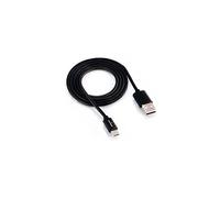 Tecnoware Cavo Micro USB HD Series, 100 cm, Sincronizzazione Dati, Ricarica del Tablet o Smartphone, Compatibile con Tutti i Dispositivi Dotati di Micro USB, Nero