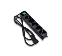 Tecnoware MULTIPRESA POWER CLEANER 5P IEC - 5 USCITE ITALIA/SCHUKO CON SPINA IEC